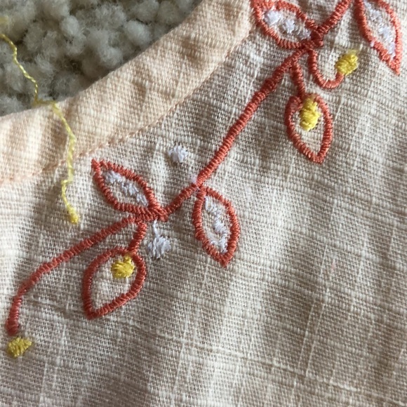 Annabelle Boho embroidered sleeveless shell Top - Picture 7 of 11